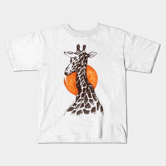 At Sunset Kids T-Shirt by AniaArtNL